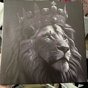 Regal Lion Canvas Art
